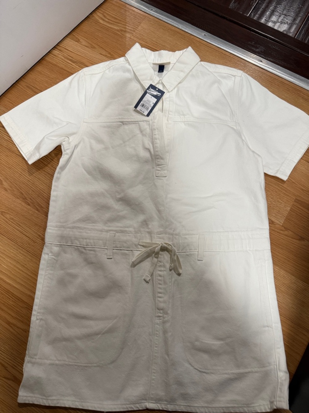 Universal Thread Company White Denim Short Tunic Dress NWT XS, L, XL,XXL…81